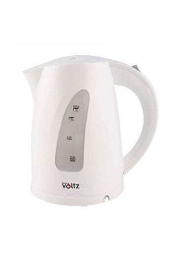 Voltz Fierbător electric Oliver OV51230B, 2200W, 1,7 l, Indicator luminos, Fără fir, Alb