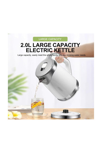 Generic Electric Kettle, 1500W Stainless Steel Rapid Boil Water Boiler & Heater with Auto Shutoff