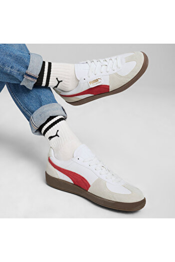 Puma Unisex Palermo Leather Sneakers - White