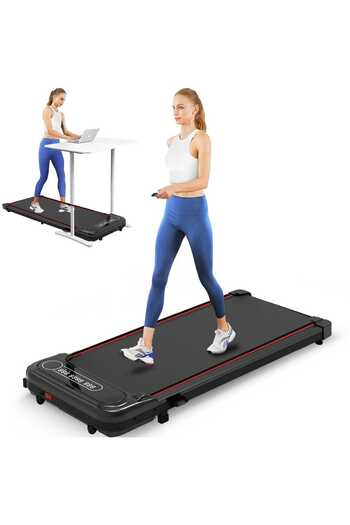 Elindor Treadmill HF1300, 1.5 HP, LED, 8.8 km/h, support 100 kg, black