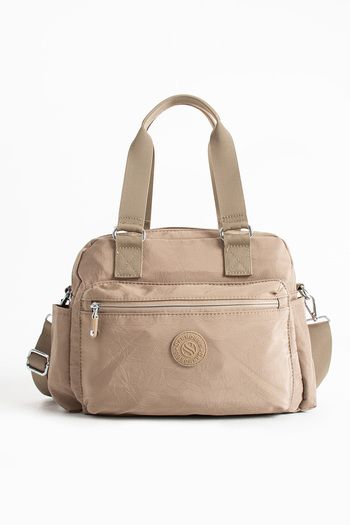 Sanmorris Women's Parachute Fabric 4-Compartment Crossbody Hand and Shoulder Bag