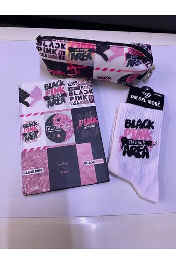 GC GÖKHAN CLUB Blackpink Notebook Pen Holder Socks