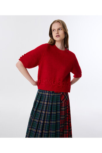 Twist Slogan Knitwear