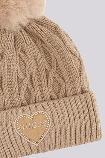 Guess Bg Store Girl's Beige Beret