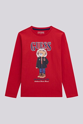 Guess Bg Store Boy's Red Tshirt