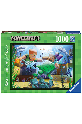 MINECRAFT Minecraft puzzle, 1000 pieces, size 70 x 50 cm, model 2