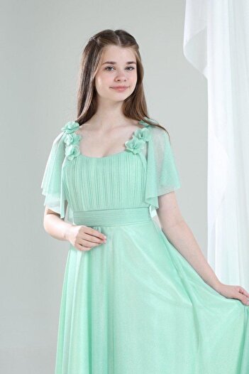 Giyinse Fairy Tale Girl's Evening Dress Green