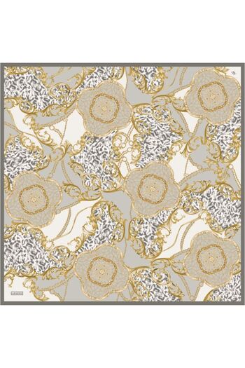 Armine Classic Patterned Pure Silk Sura Scarf