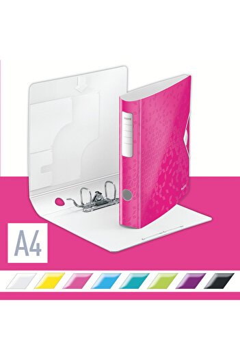 Leitz Biblioraft 180° Active WOW polyfoam A4 65 mm pink