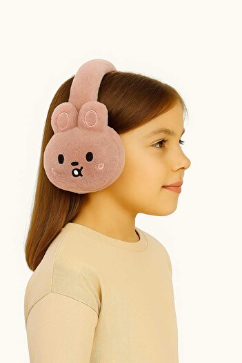 Eva Rose 3-12 Years Girl Plush Earmuff Furry Earmuff Winter Plush Earmuff