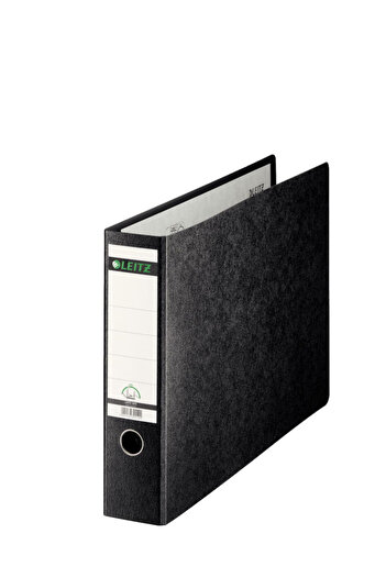 Leitz Biblioraft 180°, cardboard, partially recycled, FSC certification, A3 landscape, 80 mm, black