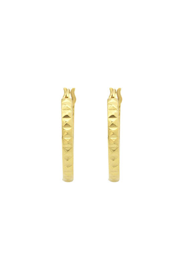 Bijuteria SORELLY Silver Greek Pattern Link Earrings Silver