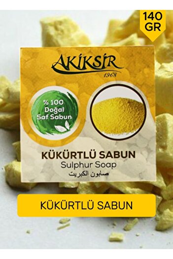 Akiksir Natural Sulfur Soap (140Gr)