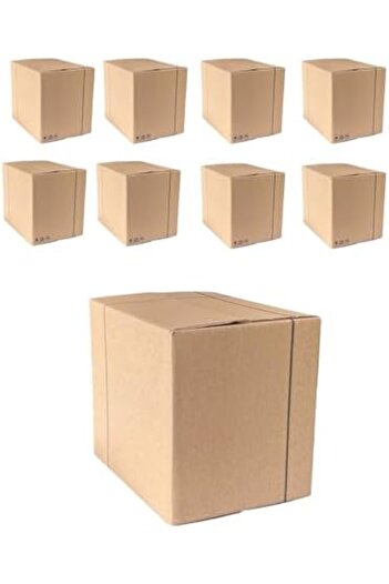 Generic Moving Storage Boxes, 43x31x31 cm, Brown Cardboard, Pack of 8