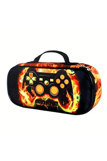 GlassySKY Game Controller Design Large Capacity Pencil Case Pen Holder(Accessories Not Included)