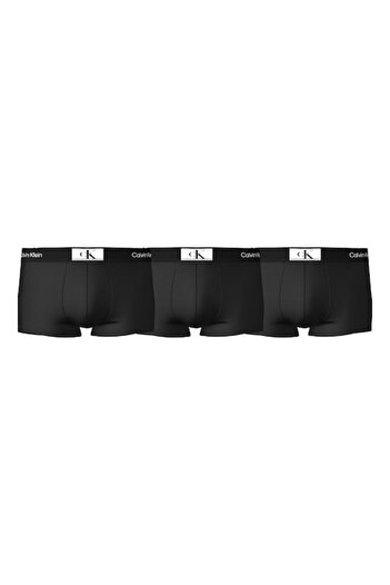 Calvin Klein , Set of boxers with logo waistband - 3 pairs, Faded black, Size L