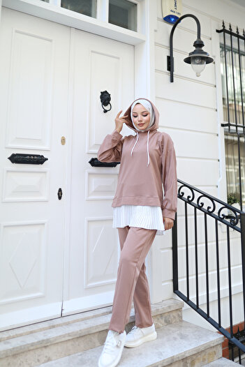 ALLMİRA FASHION Hijab Double Tracksuit Set
