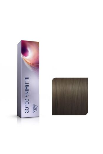 Wella Vopsea de păr 5/81 Permanentă - Illumina Color Șaten Deschis Albastru Cenușiu -