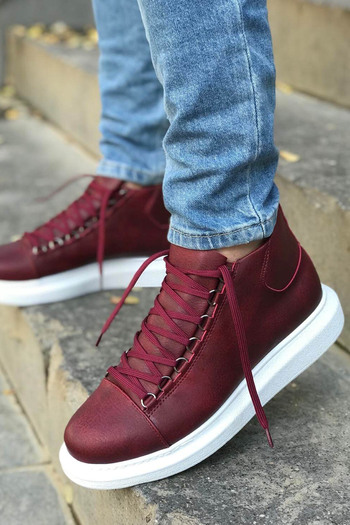 TEET MN258 - CBT Roma Ανδρικές Μπότες Claret Red