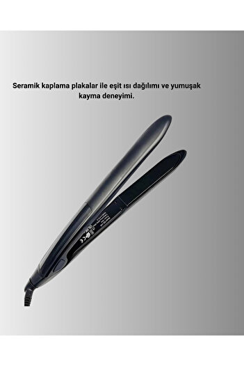 Kanonik Education A quality original 2025 heat adjusted professional hair straightener with titanium ceramic plates