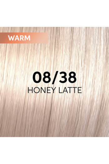 Wella Vopsea de Par 08/38 Demi-Permanent - Shinefinity Zero Lift Glaze Blond Auriu Deschis 60ml -
