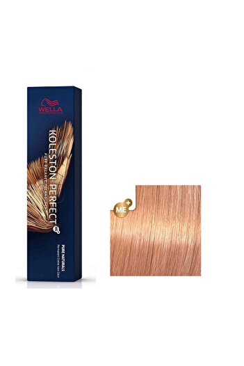Wella Vopsea de păr permanentă 10/04 - Pure Naturals Koleston Perfect Me+ Blond Roșcat Foarte Deschis -