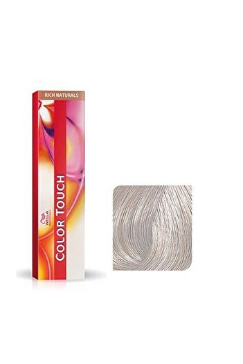 Wella Hair Dye 8/81 Semi-Permanent Without Ammonia - Rich Naturals Color Touch Light Pearl Ash Blond - Wel