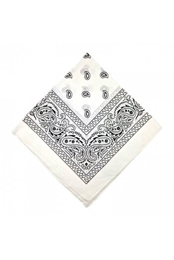 OEM Bandana Cotton Scarf, 55x55 cm, White