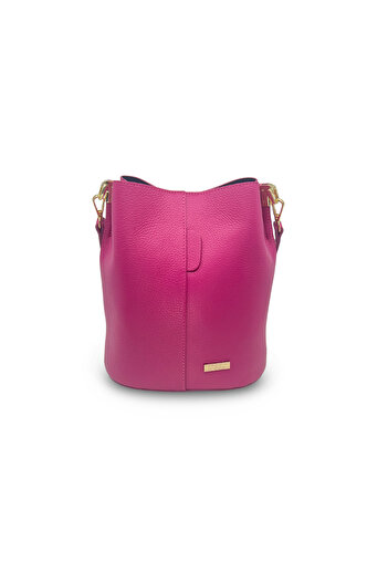 BESSO Geantă de mână Giovane Chic Fuchsia din piele naturală