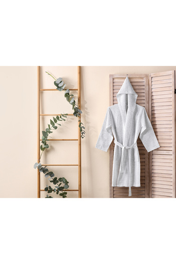 Doqu Home Ayla Bathrobe S/M 110 cm White