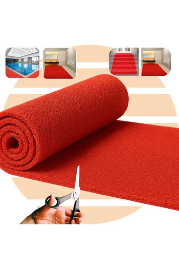 BEYLİNİ Curly Doormat Indoor Outdoor Floor Carpet Runner Door Mat for Front Door Pool Bathroom Shower Workplace Apartment Doormat 12mm