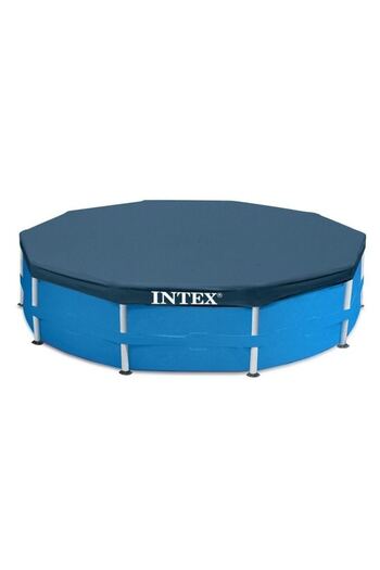 Intex Prelată rotundă pentru piscină 28031, A366xÎ25 cm, PVC, albastru marin