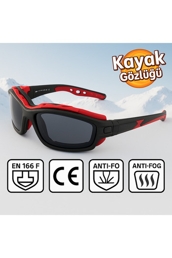 Angel Eyes Ski Goggles Antifog Ventilated Uv Protection Sun Snow Glasses Red Black Snowboarding Sport