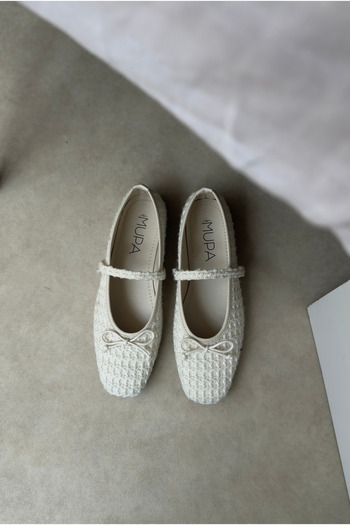 Mupa Shoes Women's Ballerina White