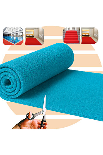 BEYLİNİ Curly Doormat Indoor Outdoor Floor Carpet Runner Door Mat for Front Door Pool Bathroom Shower Workplace Apartment Doormat 12mm