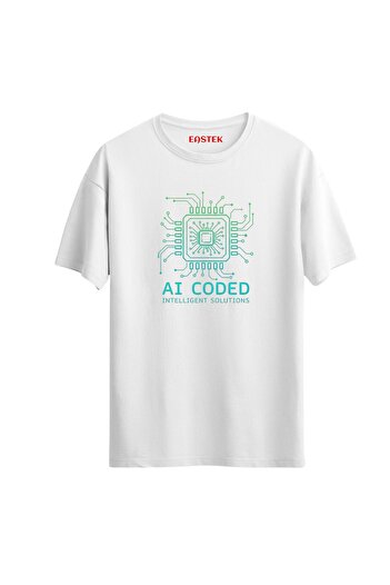 Eastek Soluții inteligente AI Code, tricou cu inteligență artificială, tricou pentru bărbați, tricou pentru femei, tricou unisex