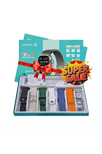 ULTRA ZEROSPACE Smart Watch Max 7 in 1 Deluxe Edition With Health Fitness Tracker Sport Watch Supports N