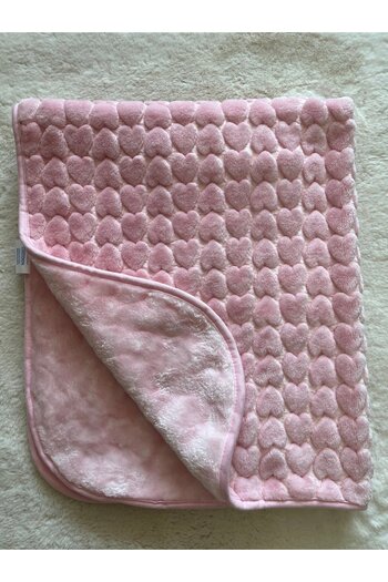 Golden Heart Winter Blanket 100*120 cm