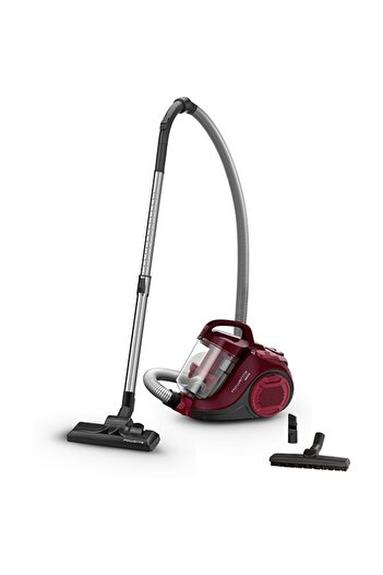 Rowenta Swift Power Cyclonic RO2933EA bagless vacuum cleaner, 1.2l, 750W, 77dB, burgundy-black