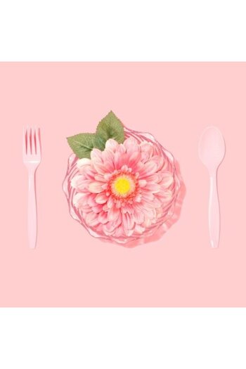 OEM Self-Adhesive PVC Wallpaper, Abstract Pink Flower 250x400 cm