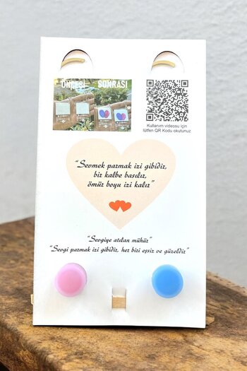 Remiuse Anniversary Gift Couple Keychain with Music Design Featuring a Heart-Shaped Design with Fingerprint