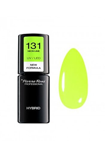 Pierre Rene Oja Semipermanenta - Color Hybrid Polish Nr. 131 Neon Lime 6ml - Pierre Rene
