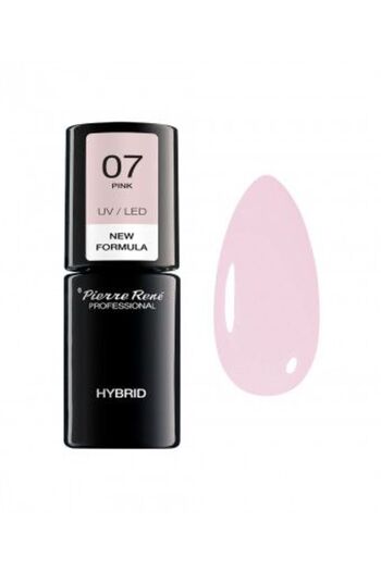 Pierre Rene Oja Semipermanenta - Color Hybrid Polish Nr. 07 Pink 6ml - Pierre Rene