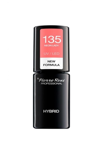 Pierre Rene Oja Semipermanenta - Color Hybrid New Formula Neon Lady Nr. 135 6ml - Pierre Rene