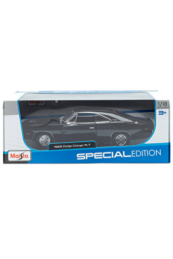 Maisto 1/18 1969 Model Dodge Charger R/T - Black
