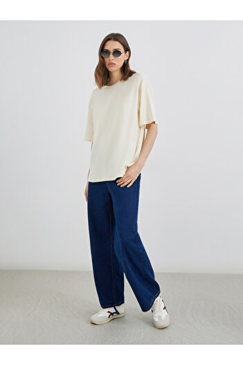 Take Two By Styli Graphic Print Oversized T-Shirt
