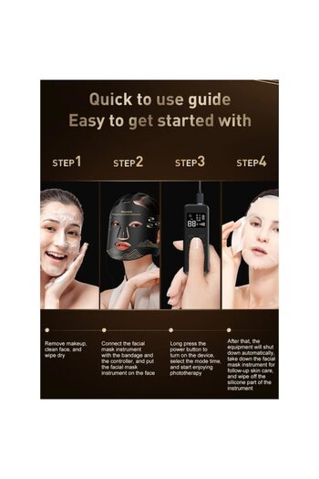 Cristalis Sale Professional Facial LED Mask Wireless with 8 Colors,