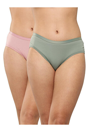 Leading Lady By Styli Pack of 2 - Solid Hipster Briefs