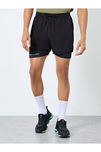 Styli Men Running 2in1 Shorts with Drawstring