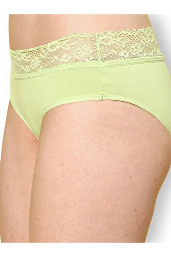 Leading Lady By Styli Pack of 2 - Lace Waistband Cotton Briefs